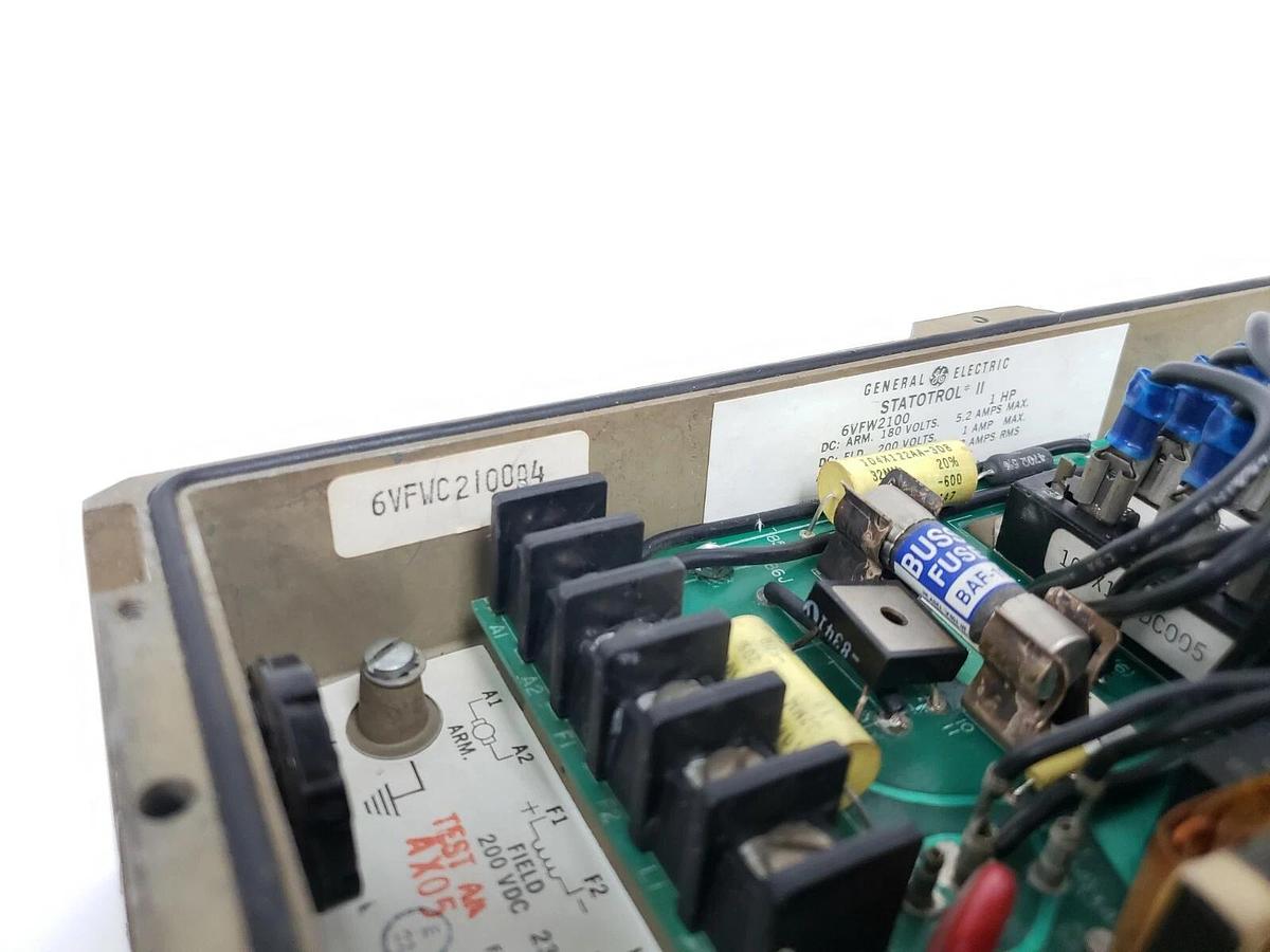 Refurbished REPAIRED GE 6VFW2100 STATOTROL II DRIVE 193X643AFG222 6VFWC2100A4 (INCOMPLETE)