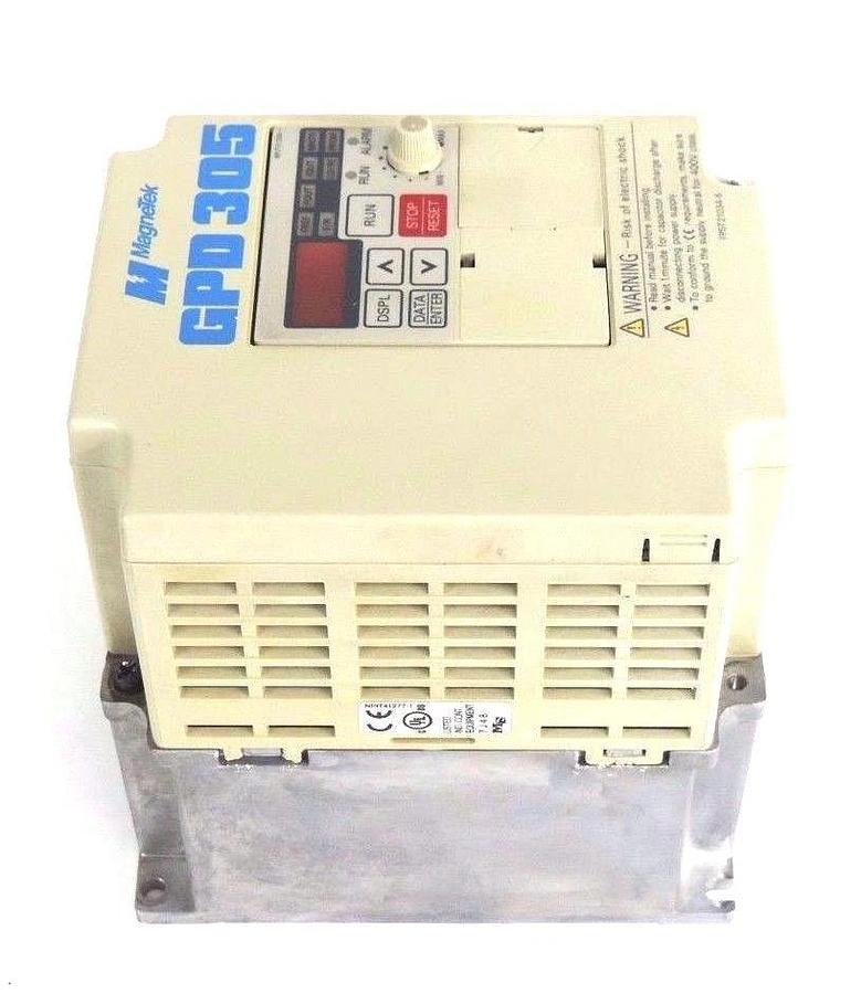 Used MAGNETEK JDB003 2HP DRIVE 3.4AMP, 460VAC, 3PHASE, 50/60HZ, 380-460V, 4.7A, 40P70