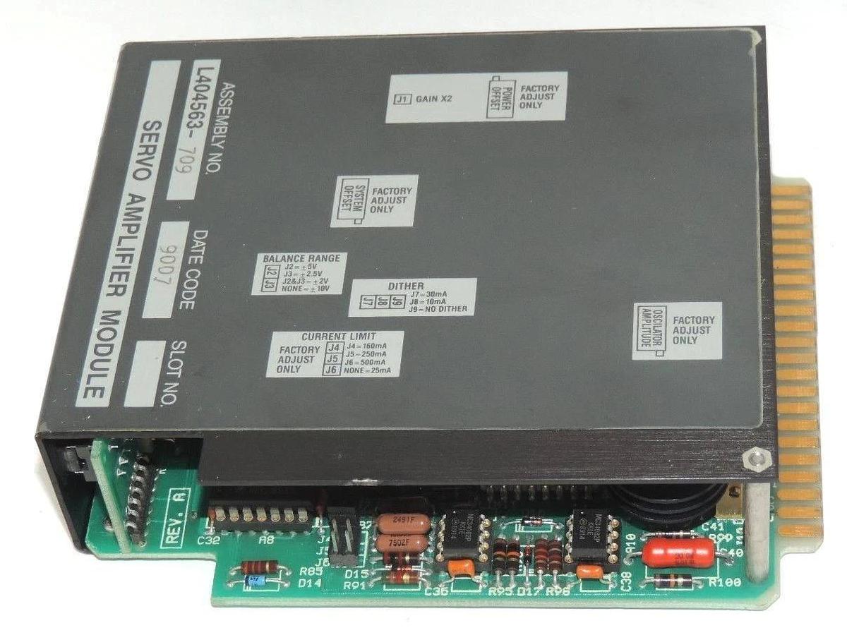 Used OILGEAR L404563-709 SERVO AMPLIFIER MODULE L404563709