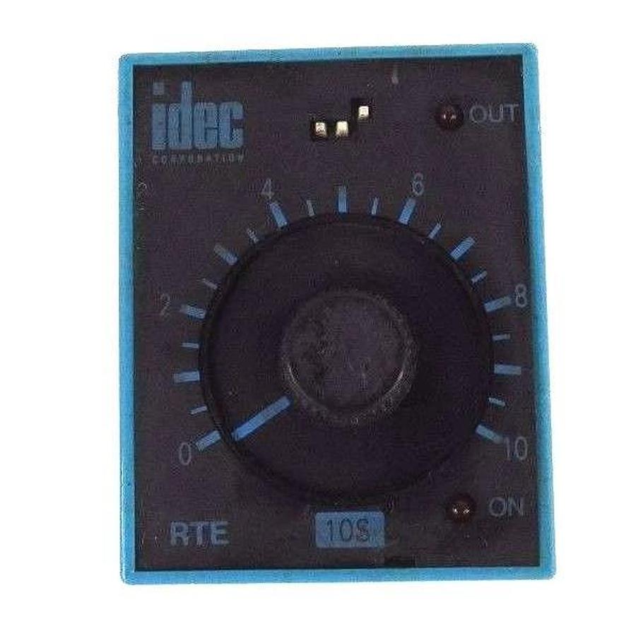 Used IDEC RTE-PF1 ELECTRONIC TIMER 120V, 50/60HZ, 0-10S, RTEPF1