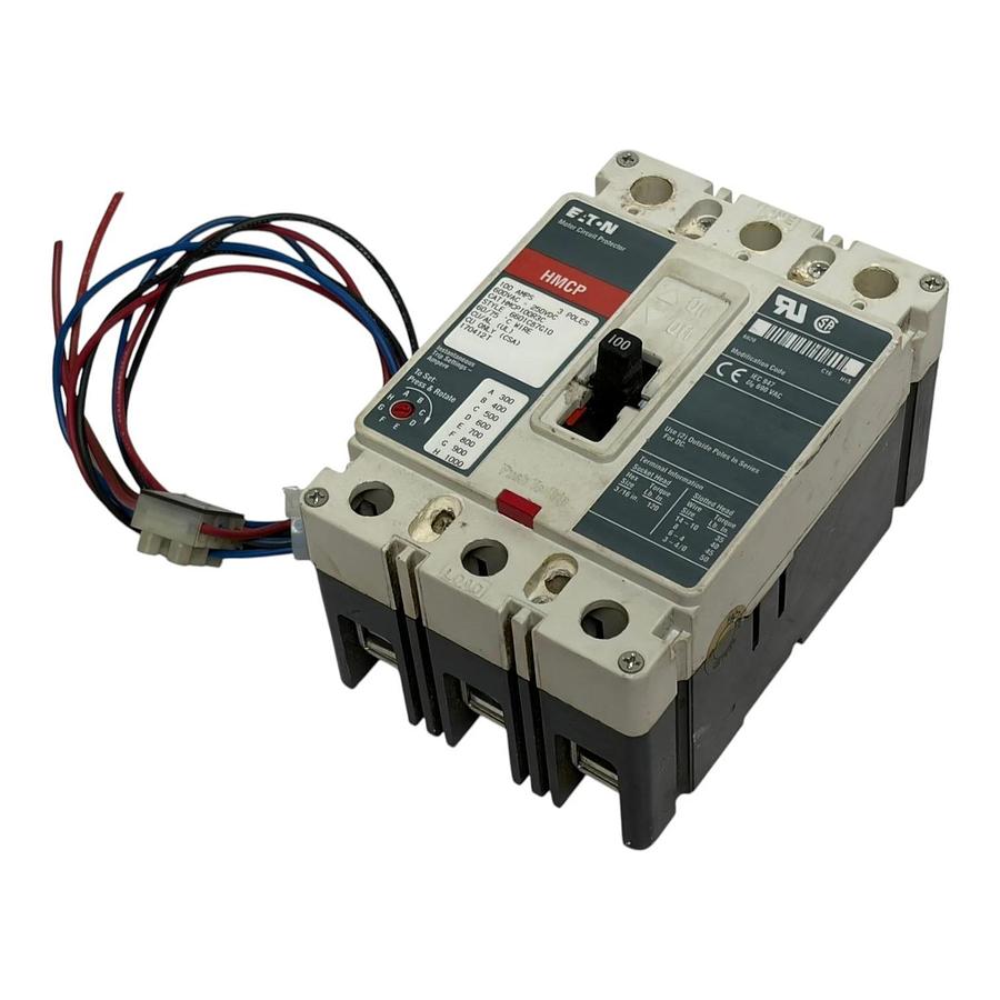 Used Eaton HMCP100R3C Motor Circuit Protector 100A 3 Pole Breaker 6601C87G10