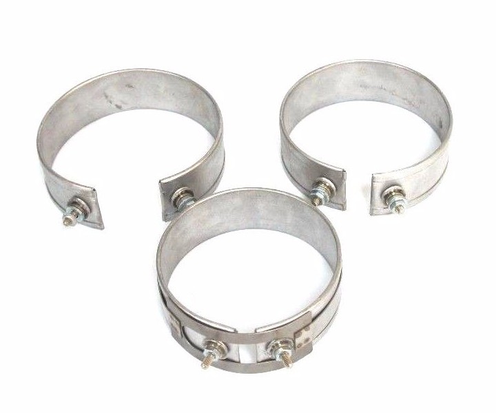 Used LOT OF 3 NEW RAMA CORP. 32K12BPFK BAND HEATERS 600W, 240V