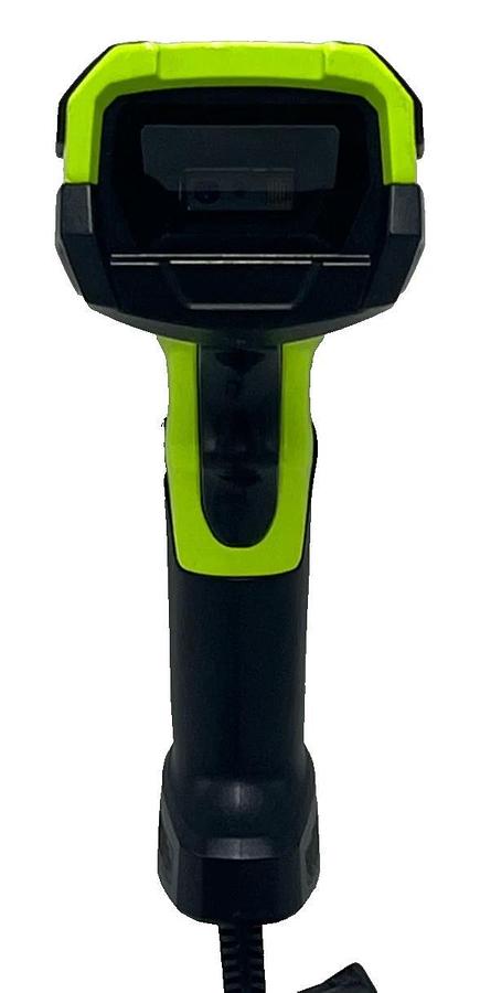 Used ZEBRA DS3608-SR Ultra-Rugged Corded 1D/2D Barcode Scanner W/Coiled RS232 Cable