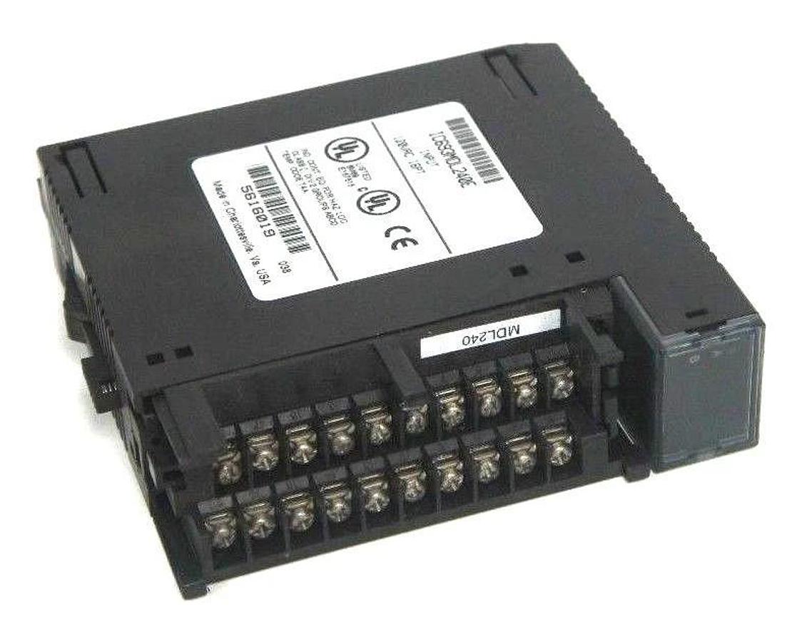 Used GE FANUC IC693MDL240E INPUT MODULE 120VAC INPUT 16PT MISSING DOOR