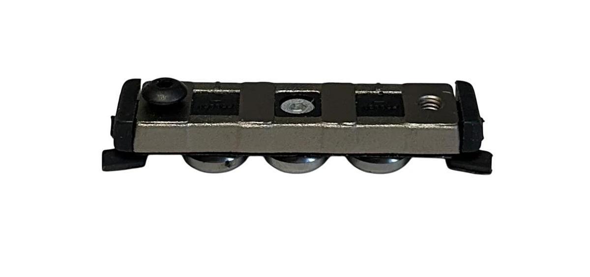 Used ROLLON NT18 CAM GUIDED U-SHAPED CARRIAGE RAIL 3-ROLLER 18mm NOMINAL DIA USMP