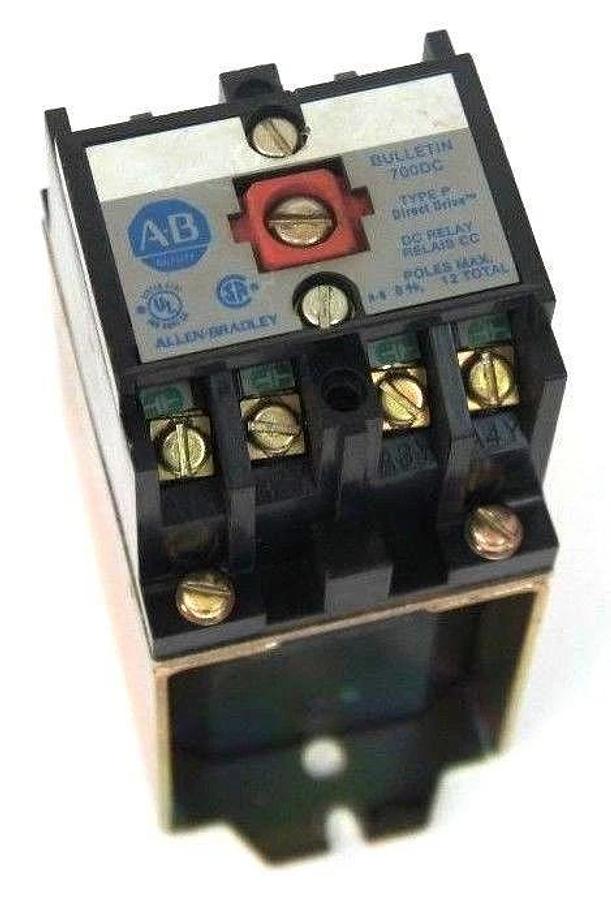 Used ALLEN BRADLEY 700DC-P400Z24 DC RELAY SER. A, 24V D.C. PD714 COIL W/ 199-FSMZ-1