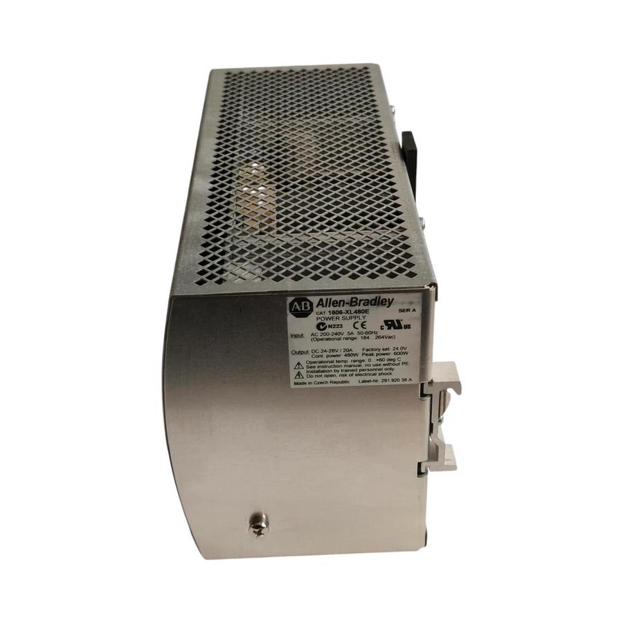 ALLEN BRADLEY 1606-XL480E /A POWER SUPPLY 480W, 200-240V 5A, 24V-28V/20A NSNP