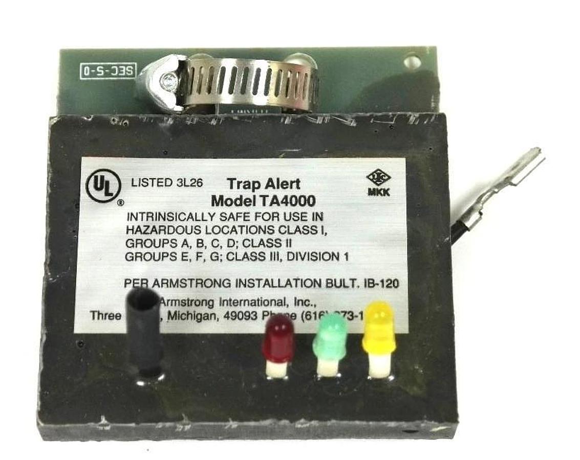 Used NIB ARMSTRONG INTERNATIONAL, INC. TA-4000 TRAP ALERT TA4000, SERIES: 4000