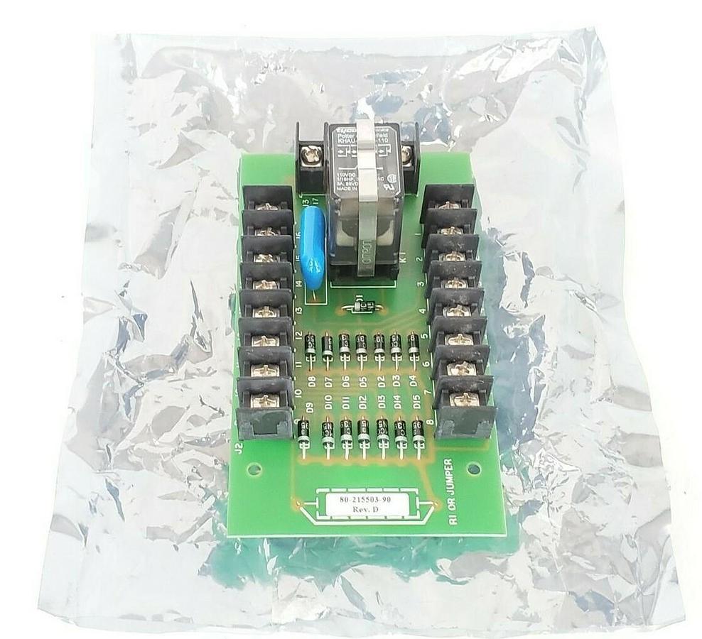 Used NEW SOLIDSTATE CONTROLS 80-215503-90 RELAY BOARD 411551 REV. D 8021550390