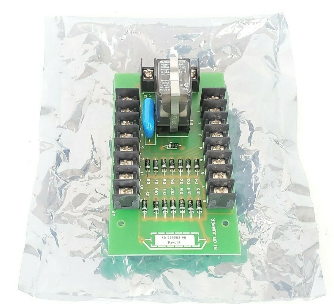 Used NEW SOLIDSTATE CONTROLS 80-215503-90 RELAY BOARD 411551 REV. D 8021550390