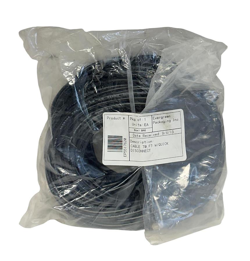 Used BANNER MQDC-470 / 30958 / EP5517620 CABLE W/ QUICK DISCONNECT 70FT NSMP