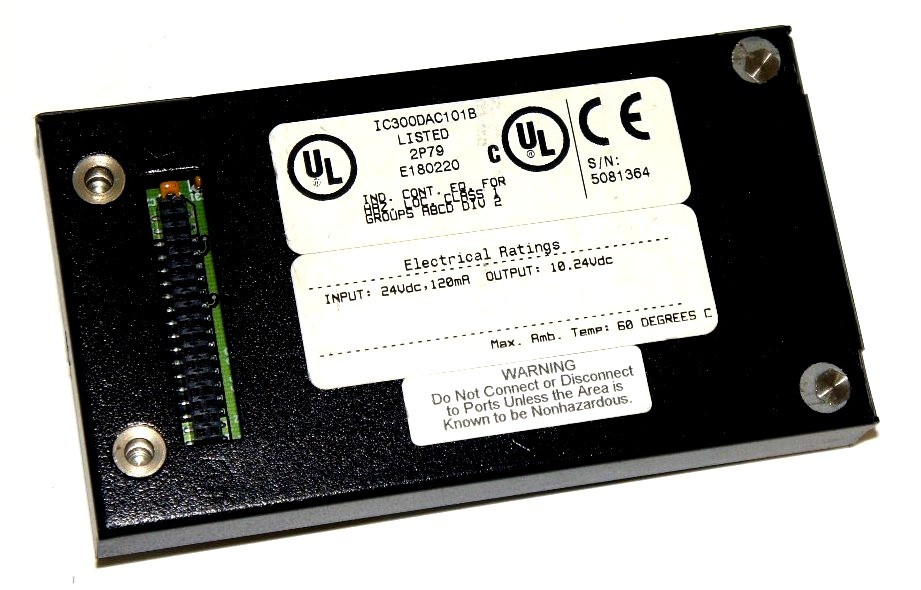 Used GE FANUC IC300DAC101B ANALOG INPUT MODULE IC300DAC101