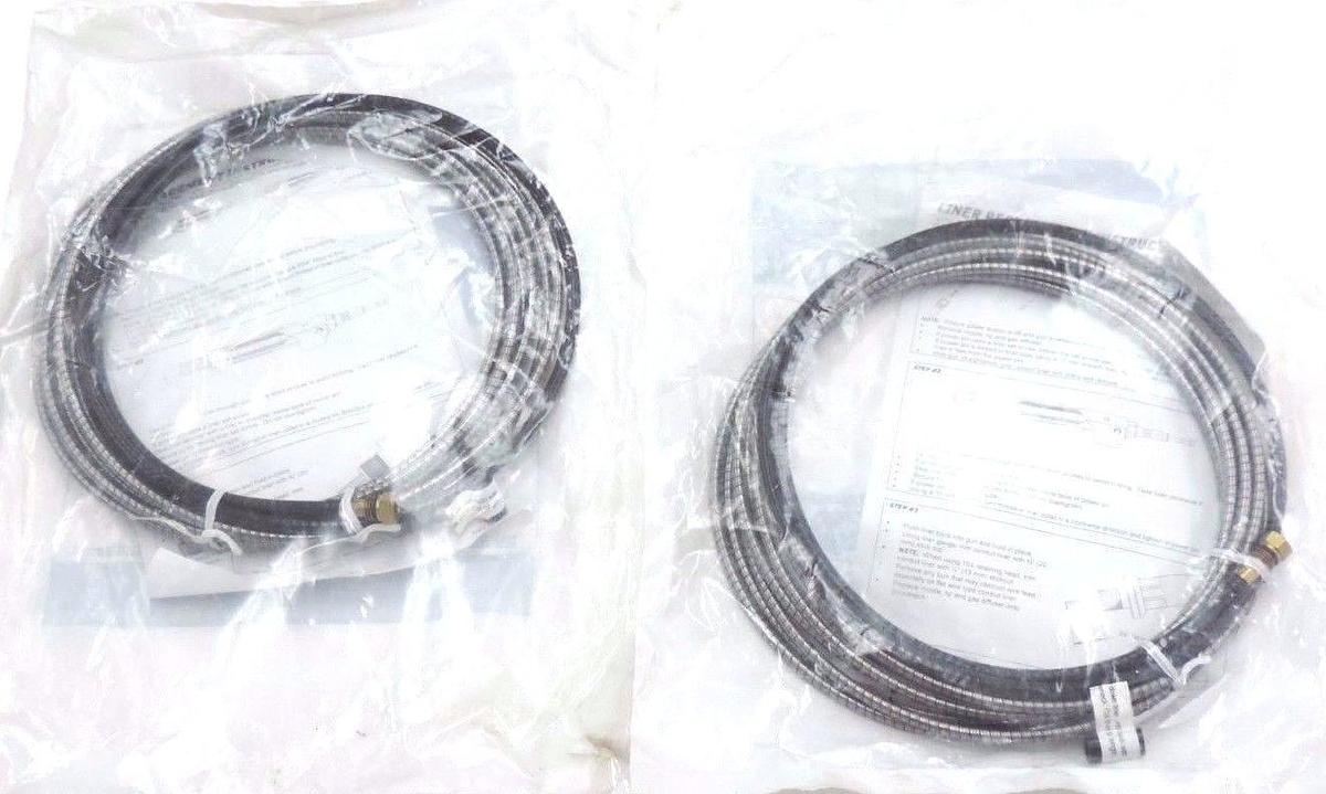 LOT OF 2 NEW TOUGH GUN 415-332-15 LINERS 15' 3/32, 41533215