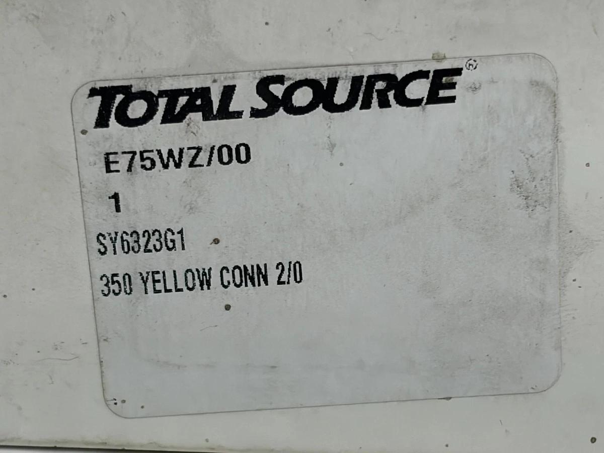 Total Source SY6323G1 Yellow SB350 Power Connector Kit 2/0 Ga Forklift New