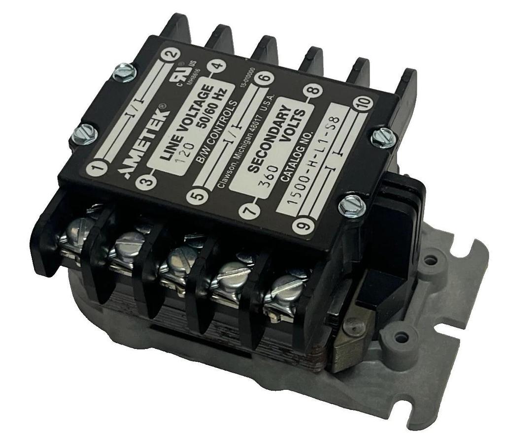 NEW Ametek B/W Controls 1500-H-L1-S8-OC-X Liquid Level Control Relay 120V 360V