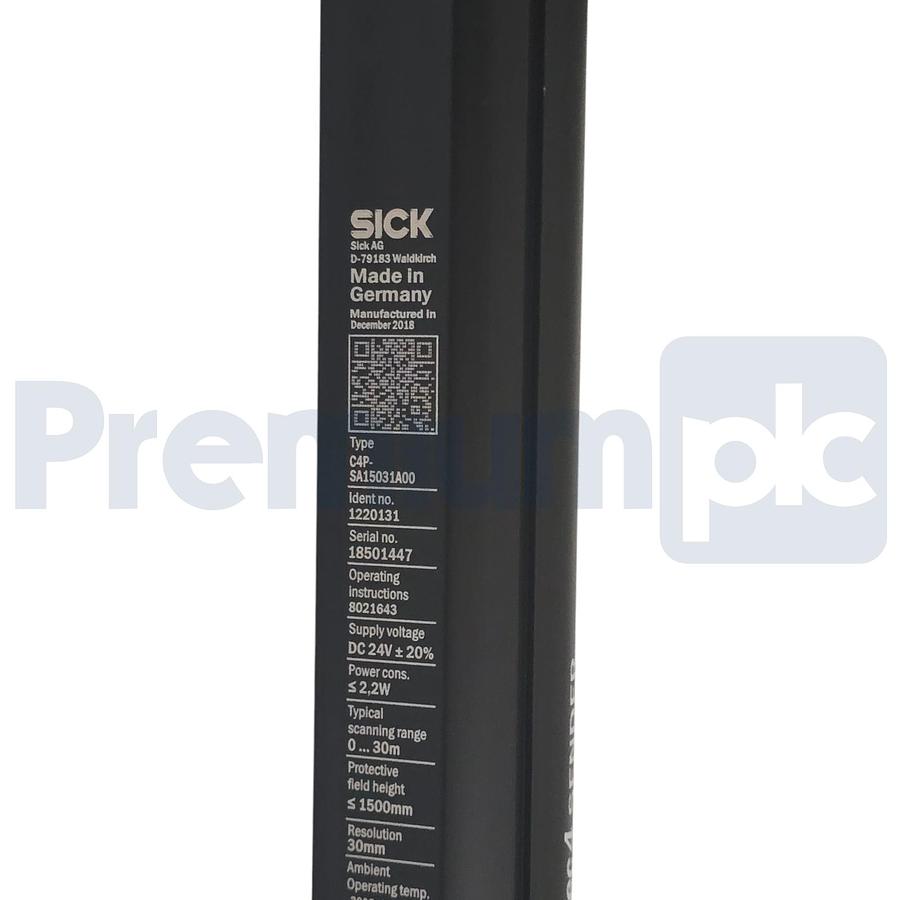 Used SICK C4P-SA15031A00 deTec4 Prime Light Curtain Sender 1220131 1500mm 30mm NSNP