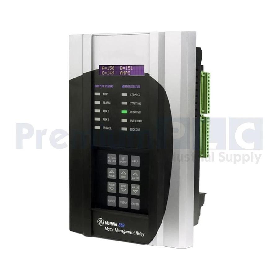 GE Multilin 369 Legacy MOTOR MANAGEMENT PROTECTION RELAY 369-HI-R-0-0-0-0-E NSMP