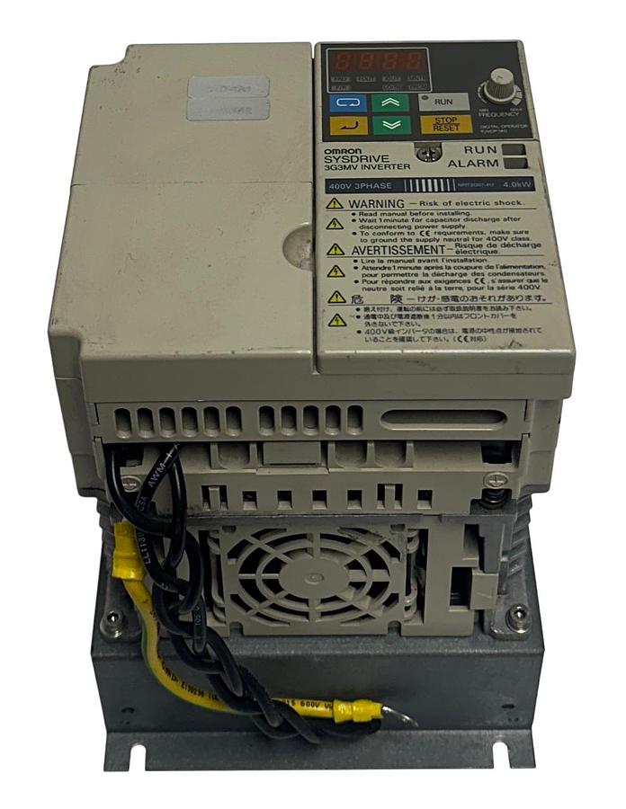Used OMRON 3G3MV-A4040 / 3G3MVA4040 SYSDRIVE INVERTER W/ 3G3MV-PFI3020-D FILTER USNP