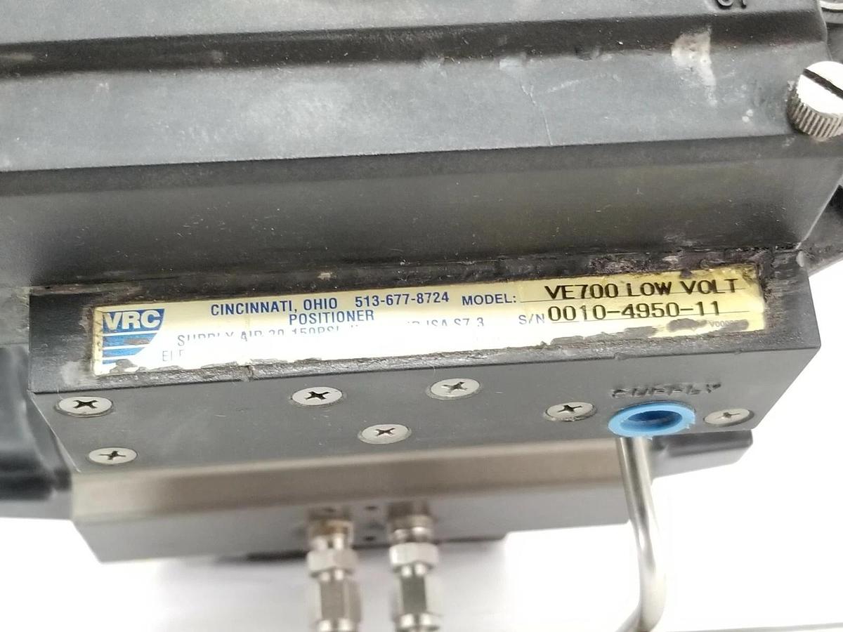 Used VRC VE700 LOW VOLT POSITIONER W/ BETTIS RPO-1000 SR4 ACTUATOR 120PSI 2'' IN.