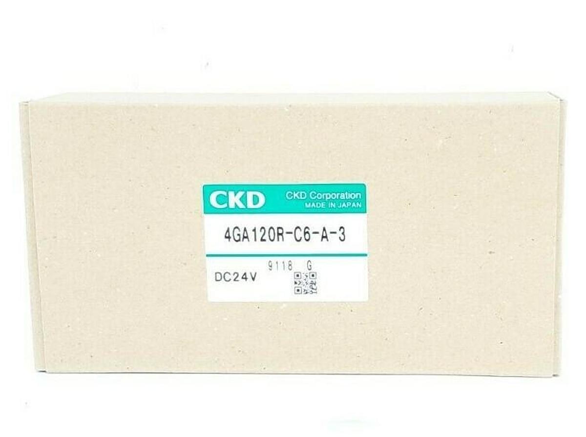 Used NIB CKD 4GA120R-C6-A-3 VALVE DC24V 4GA120RC6A3