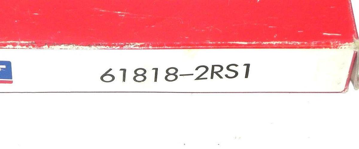 Used NIB SKF 61818-2RS1 GROOVED BALL BEARING 618182RS1