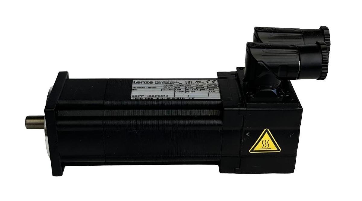 Used NEW LENZE MCS06I60-RS0B0 / MCS06I60RS0B0 SERVO MOTOR 0.75kW/1HP 1.2Nm 16091777