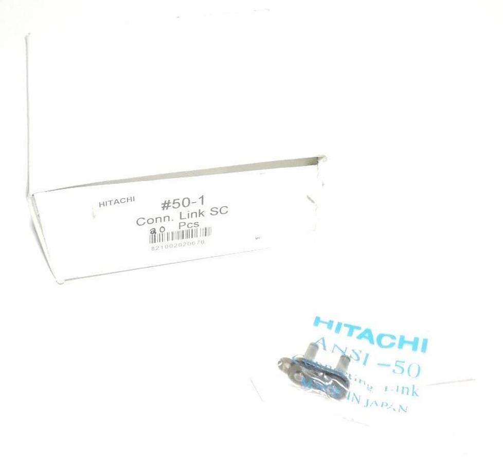 Used LOT OF 20 NEW HITACHI ANSI-50 OFFSET CHAIN LINK 50N ANSI50