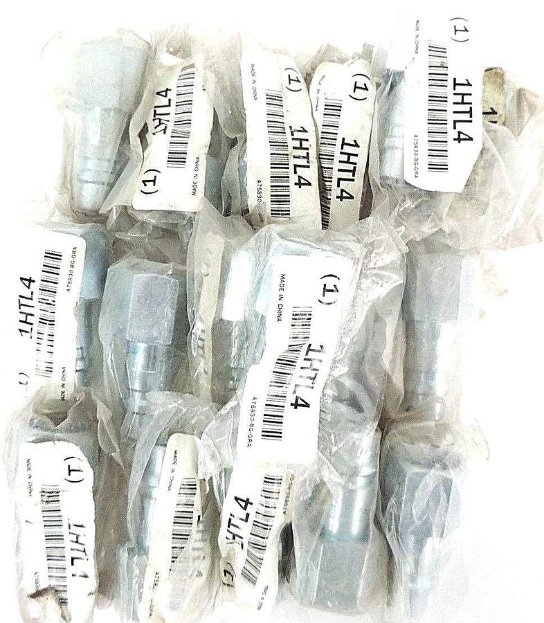 Used LOT OF 17 NEW LEGACY 1HTL4 INDUSTRIAL QUICK COUPLER PLUG A75830-BG-GRA