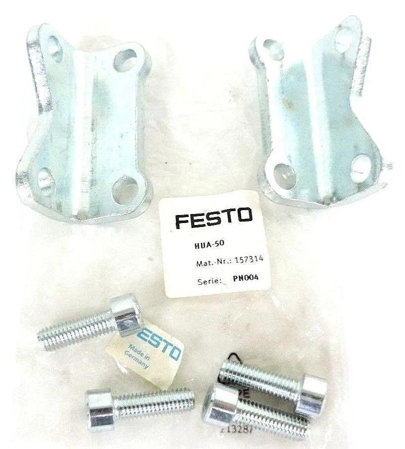 Used NEW FESTO HUA-50 (157314)-FOOT MOUNTING MAT. NR.: 157314 SERIE: PN004