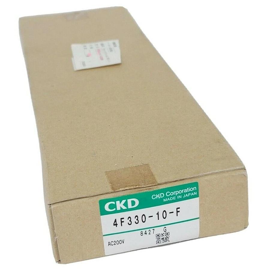 Used NIB CKD 4F330-10-F PNEUMATIC PILOT VALVE AC200V 4F33010F