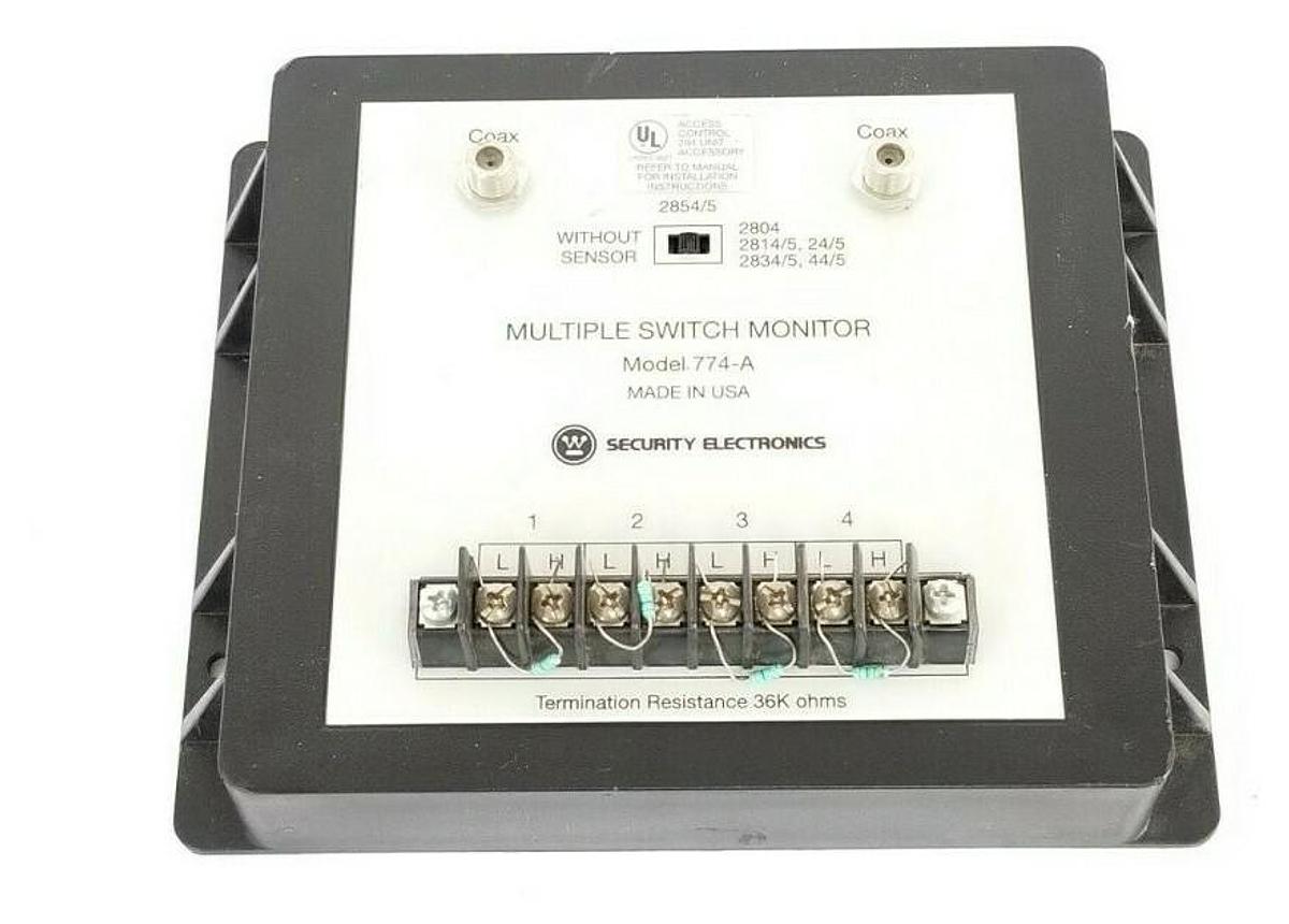 Used WESTINGHOUSE 774-A MULTIPLE SWITCH MONITOR 36K OHMS 774A