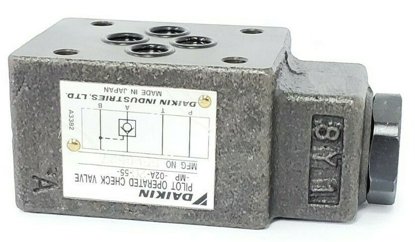 Used NEW DAIKIN MFG. NO. 55M9527 PILOT OPERATED CHECK VALVE MP-02A-20-55