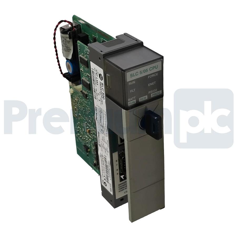 Used Allen-Bradley 1747-L553 /C SLC 5/05 CPU Processor Unit 64K EtherNet/IP FRN. 10
