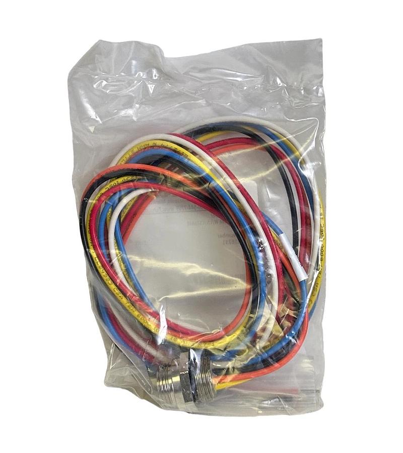 Used NEW TURCK RSF 66-1M W/LN/CS16848 / RSF661MWLNCS16848 PANEL RECEPTACLE UX16231