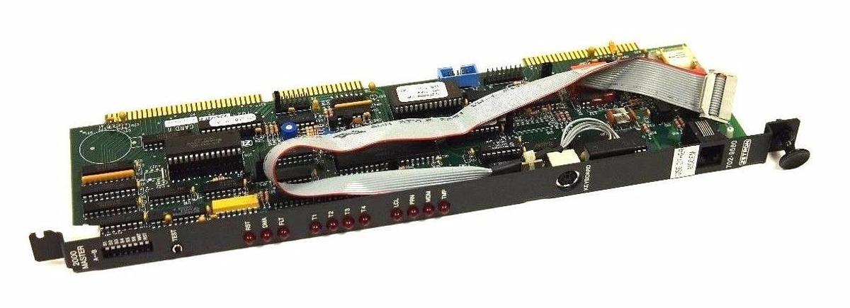 Used ZETRON 702-9560 S2000 MASTER CARD II W/709-7544A 7029560 702-9560H.2 7029560H.2