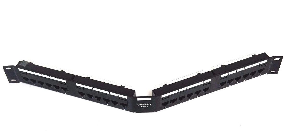 Used NIB COMMSCOPE SYSTIMAX SOLUTIONS 1100-24PSA MODULAR PANEL 760056580