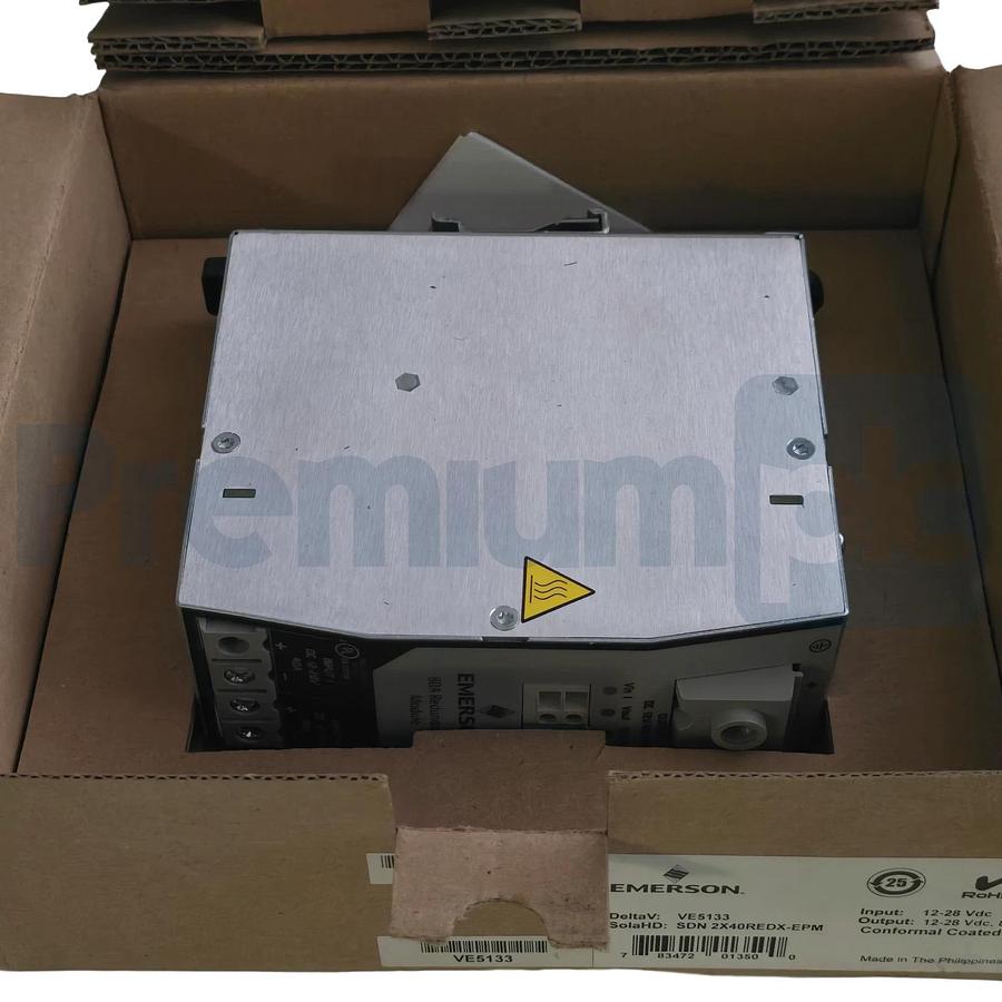 Emerson DeltaV SolaHD VE5133 | SDN2X40REDX-EPM Power Supply 12-28VDC 80A NSMP
