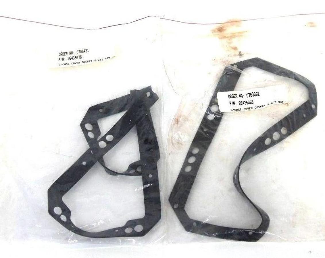 Used LOT OF 2 NEW GENERIC G/CASE COVER GASKETS (1) 06435068 (1) 06435076