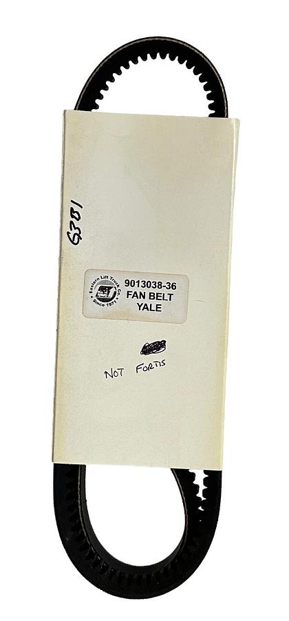 Used NEW YALE 9013038-36 / 901303836 OEM FAN BELT FOR FORKLIFT