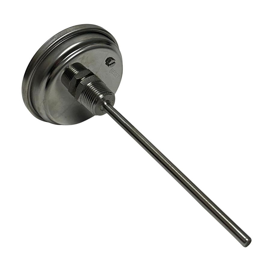 Used TREND / WIKA 3'' BACK CONNECTED BIMETAL THERMOMETER 0/250 DEG F 1/2'' NPT NSMP