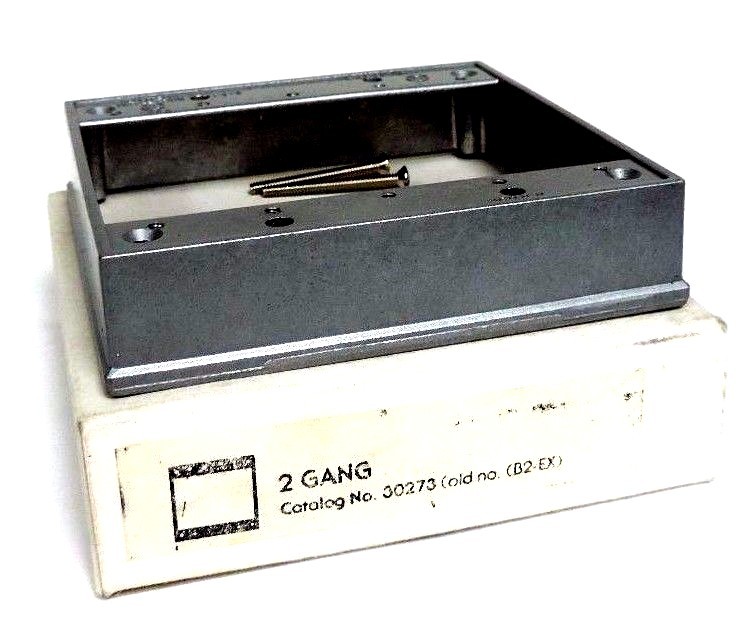 Used NIB 2 GANG 30273 OUTLET BOX EXTENTION OLD # B2-EX