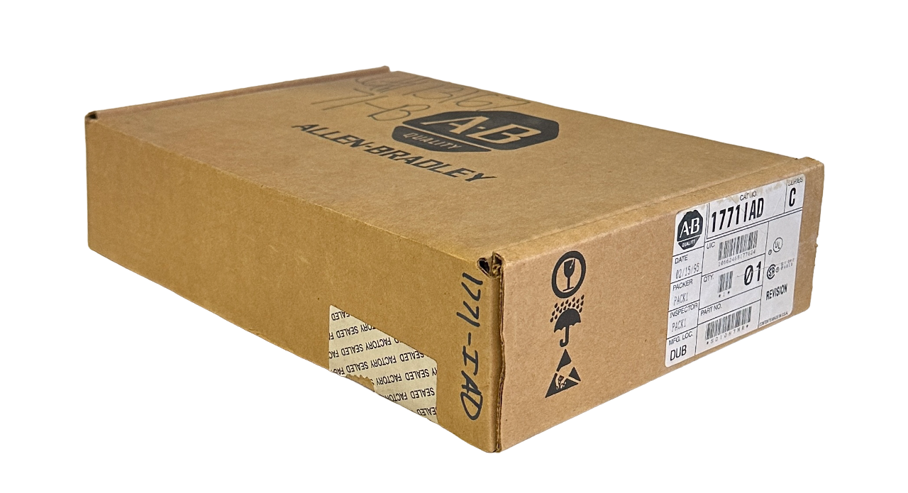 Used NEW ALLEN BRADLEY 1771-IAD /C PLC-5 16-PT DIGITAL INPUT MODULE 120V 1771IAD