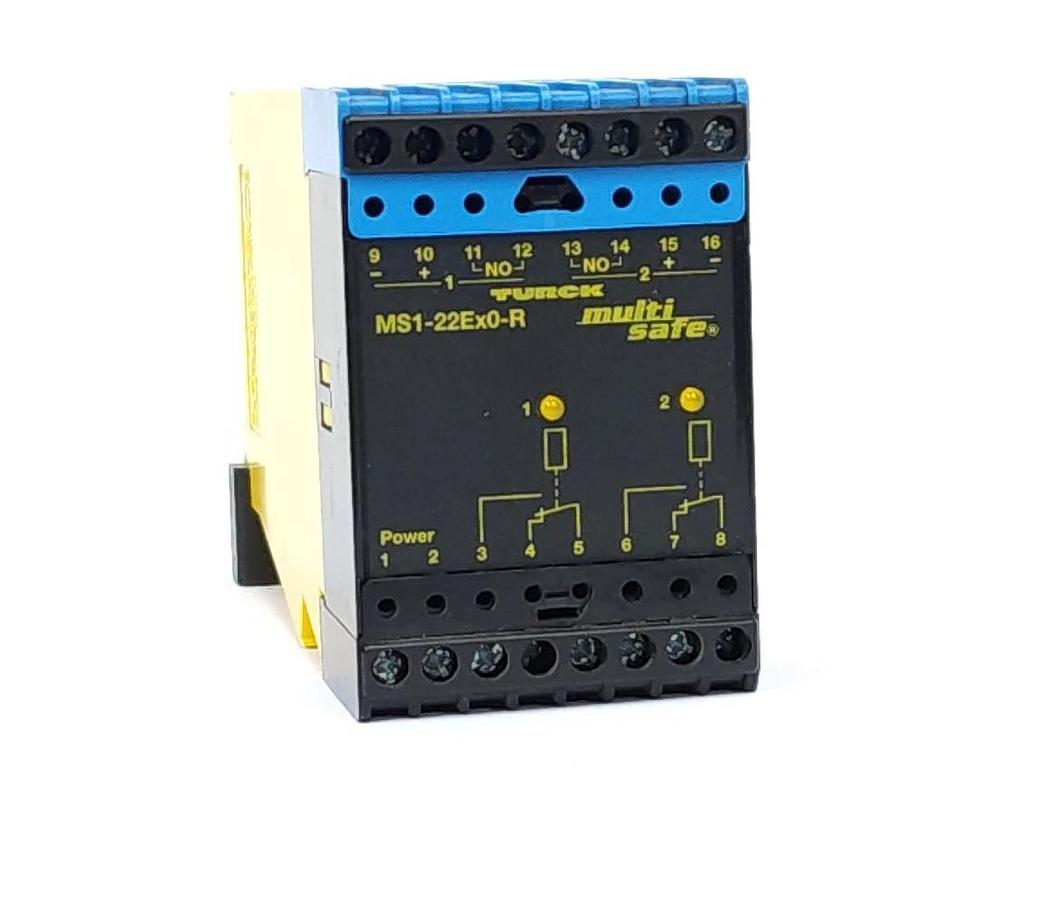 Used TURCK MS1-22EX0-R ISOLATED SWITCHING AMPLIFIER MS1-22EX0-R/20-250VAC/20-125VDC