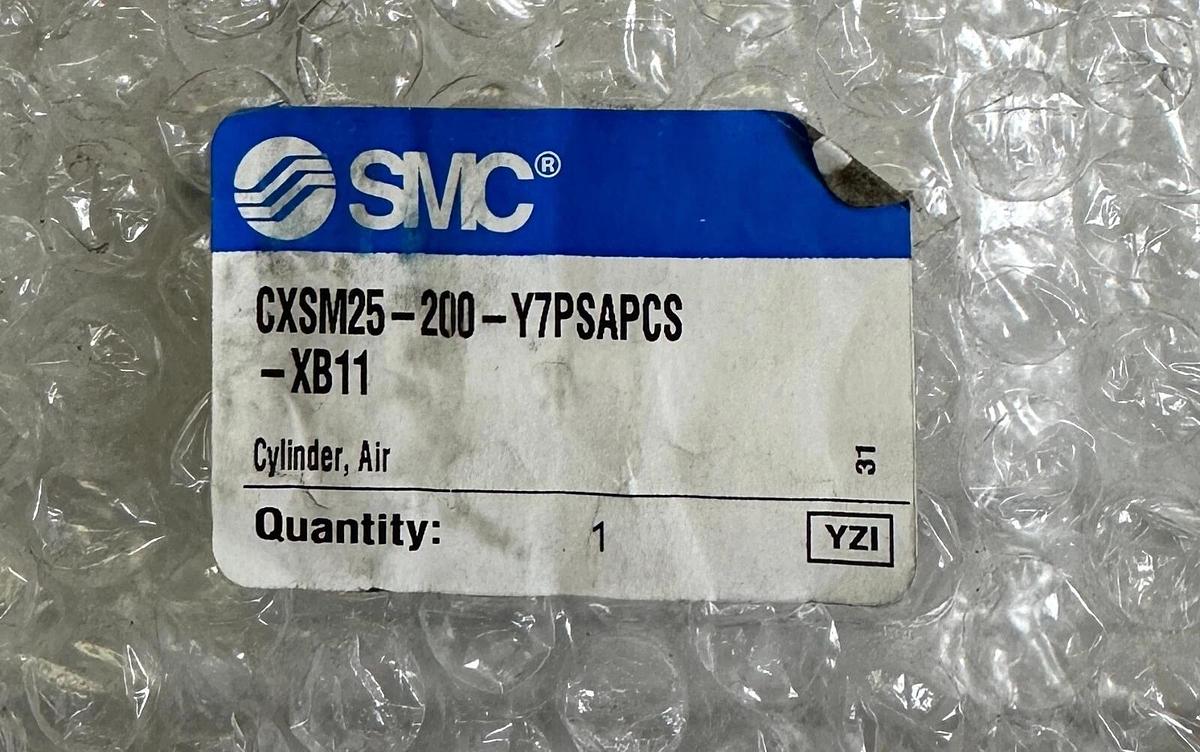 NEW SMC CXSM25-200-Y7PSAPCS-XB11 / CXSM25200Y7PSAPCSXB11 AIR CYLINDER