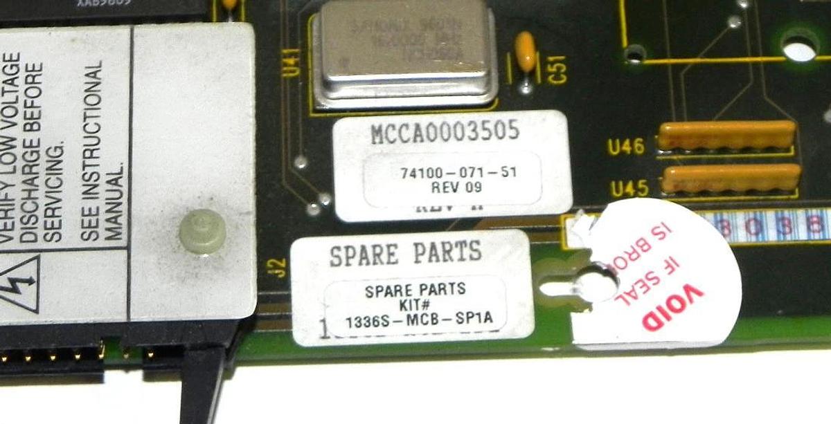 Used ALLEN BRADLEY 1336S-MCB-SP1A MAIN CONTROL PCB 1336SMCBSP1A REV. 09, 9