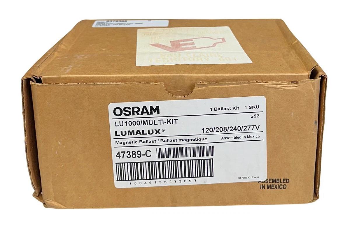OSRAM 47389-C / 47389 LUMALUX LU1000/MULTI-KIT BALLAST KIT 120/208/240/277V NSMP