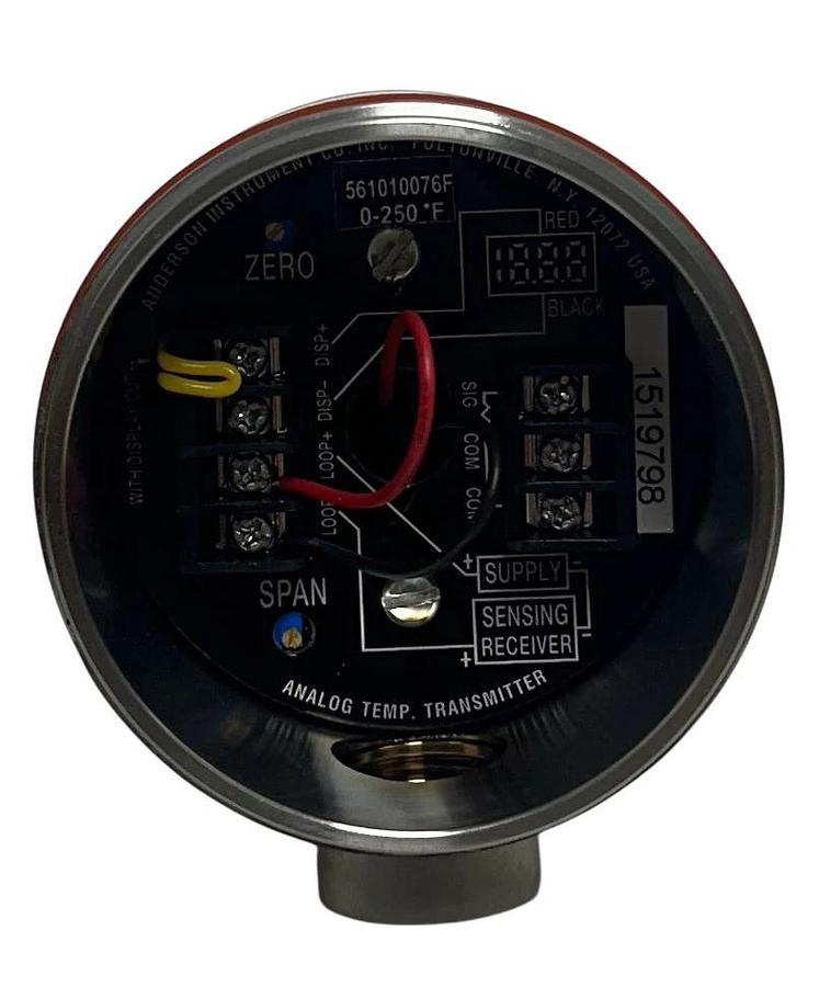 ANDERSON INSTRUMENT CT-1 / 561010075F WIRING HEAD / ANALOG TEMP TRANSMITTER NSNP