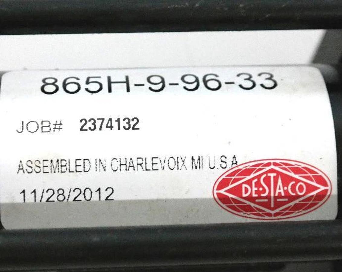 NEW DE-STA-CO DESTACO 865 SERIES 865H-9-96-33 POWER CLAMP CYLINDER