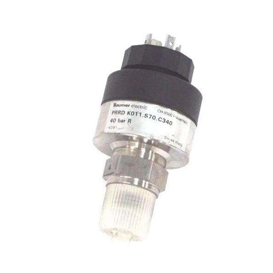 Used BAUMER ELECTRIC PRRD K011.S70.C340 PRESSURE TRANSMITTER 40 BAR PRRDK011S70C340