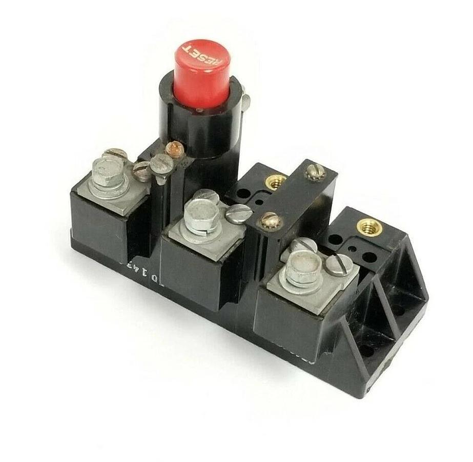 Used CUTLER HAMMER 10-1430-3 OVERLOAD RELAY 3 POLE W/ RESET SWITCH 67404587 1014303